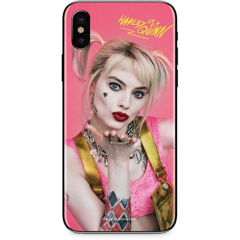 DC Comics Harley Quinn Movie Character Poster iPhone XS Skin