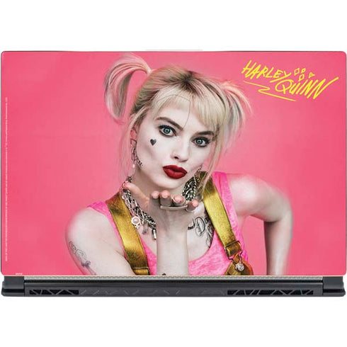 DC Comics Harley Quinn Movie Character Poster MSI GS65 Stealth Laptop Skin