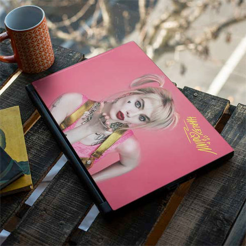 DC Comics Harley Quinn Movie Character Poster MSI GS65 Stealth Laptop Skin