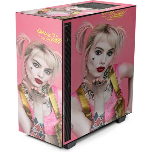 DC Comics Harley Quinn Movie Character Poster NZXT H510 Compact ATX Mid-Tower Case Skin
