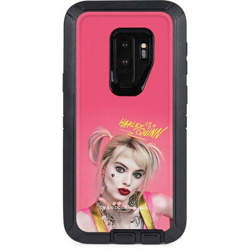 DC Comics Harley Quinn Movie Character Poster Otterbox Defender Galaxy Skin
