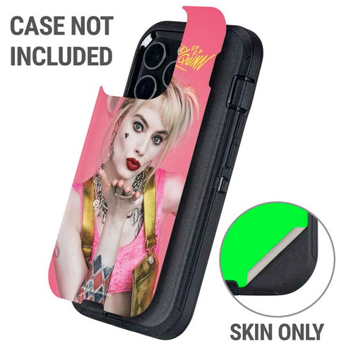 DC Comics Harley Quinn Blowing Kisses Otterbox Defender iPhone Skin