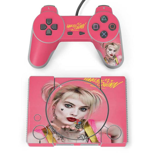 DC Comics Harley Quinn Movie Character Poster PlayStation Classic Bundle Skin