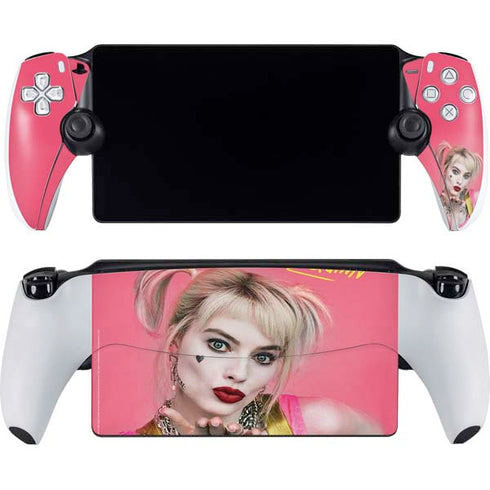 DC Comics Harley Quinn Blowing Kisses PlayStation Portal Remote Player Skin