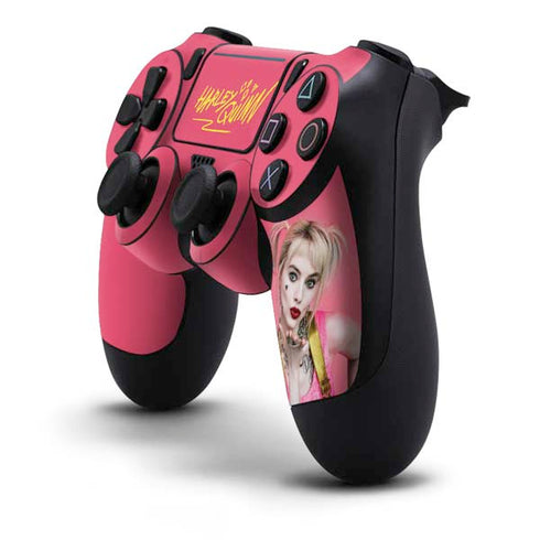 DC Comics Harley Quinn Movie Character Poster PS4 Pro/Slim Controller Skin