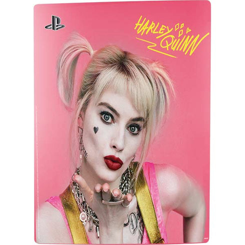 DC Comics Harley Quinn Movie Character Poster PS5 Console Skin