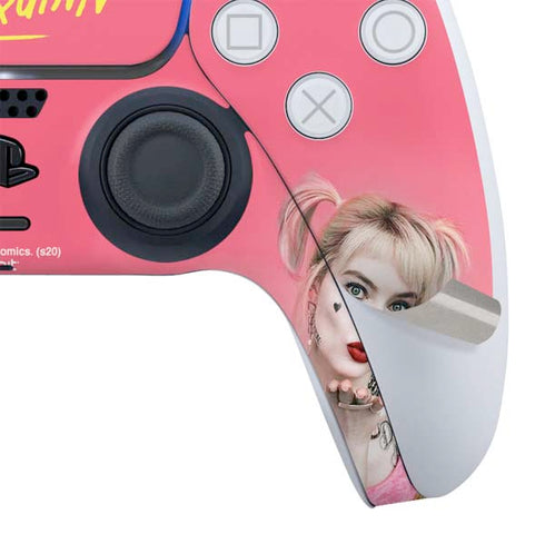 DC Comics Harley Quinn Movie Character Poster PS5 Controller Skin