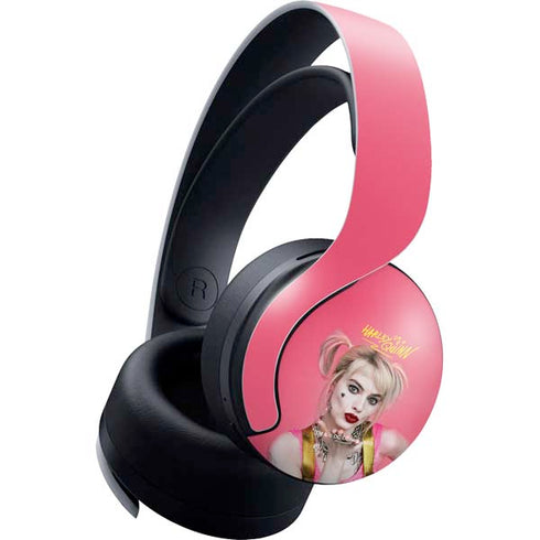 DC Comics Harley Quinn Movie Character Poster PULSE 3D Wireless Headset for PS5 Skin