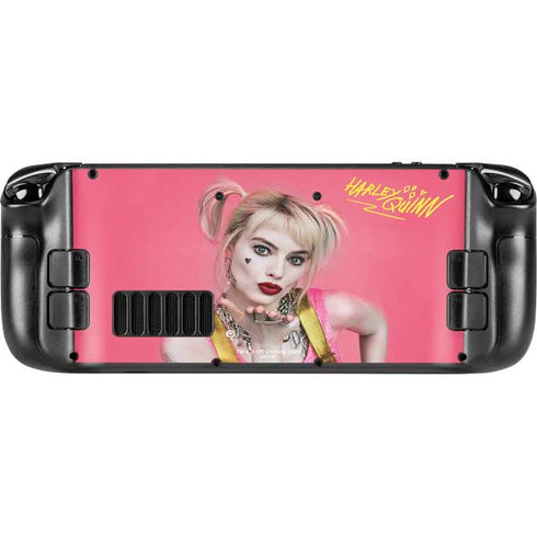 DC Comics Harley Quinn Movie Character Poster Steam Deck Handheld Gaming Computer Skin