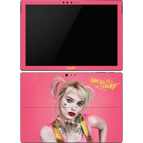 DC Comics Harley Quinn Movie Character Poster Surface Pro 6 Skin