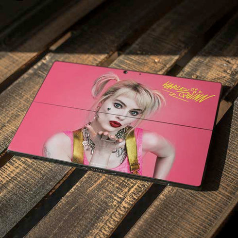 DC Comics Harley Quinn Movie Character Poster Surface Pro 7 Skin