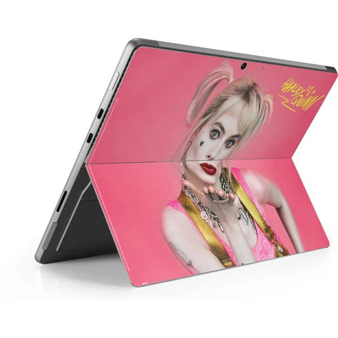 DC Comics Harley Quinn Movie Character Poster Surface Pro 8 Skin