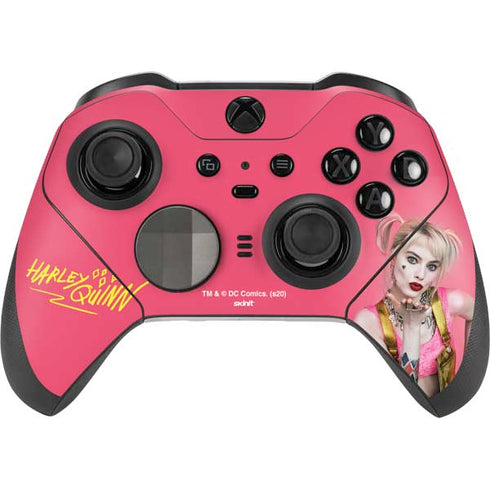 DC Comics Harley Quinn Movie Character Poster Xbox Elite Wireless Controller Series 2 Skin