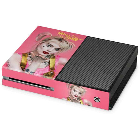 DC Comics Harley Quinn Movie Character Poster Xbox One Console Skin