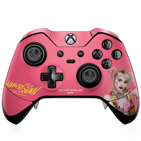 DC Comics Harley Quinn Movie Character Poster Xbox One Elite Controller Skin