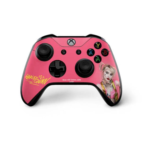 DC Comics Harley Quinn Movie Character Poster Xbox One X Controller Skin