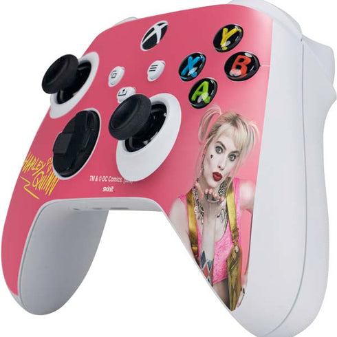 DC Comics Harley Quinn Movie Character Poster Xbox Series S Controller Skin