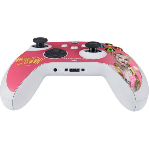 DC Comics Harley Quinn Movie Character Poster Xbox Series S Controller Skin
