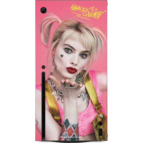 DC Comics Harley Quinn Movie Character Poster Xbox Series X Console Skin