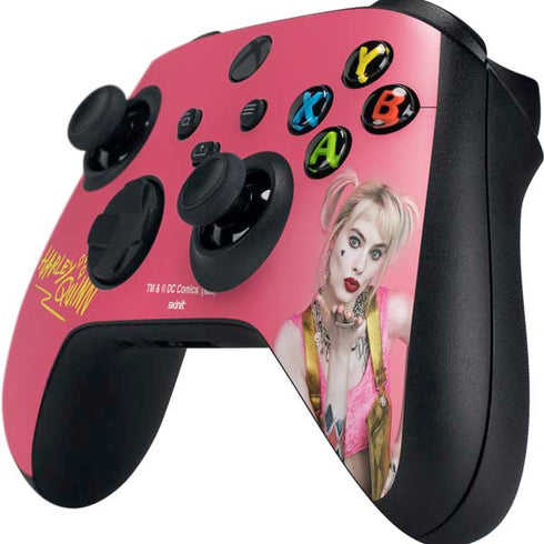 DC Comics Harley Quinn Movie Character Poster Xbox Series X Controller Skin
