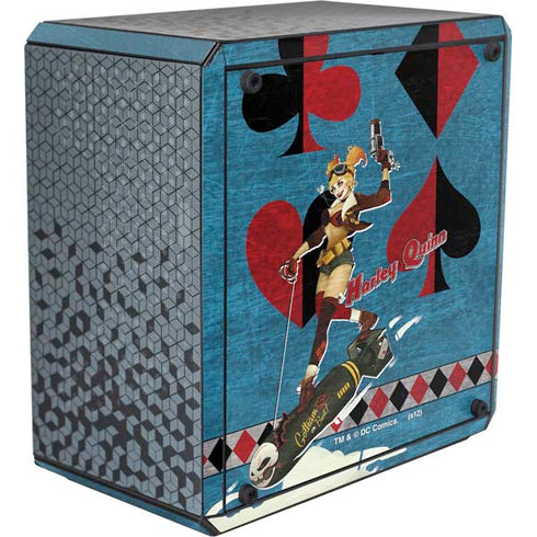 DC Comics Bombshells Harley Quinn Cooler Master MasterBox Q300L Mini Tower Skin