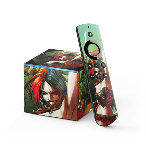 DC Comics Harley Quinn Suicide Squad Vol 1 Cover New 52 Fire TV Cube Skin