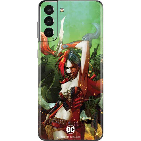 DC Comics Harley Quinn Suicide Squad Vol 1 Cover New 52 Galaxy S21 Plus 5G Skin