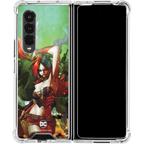DC Comics Harley Quinn Suicide Squad Vol 1 Cover New 52 Galaxy Z Fold4 5G Clear Case