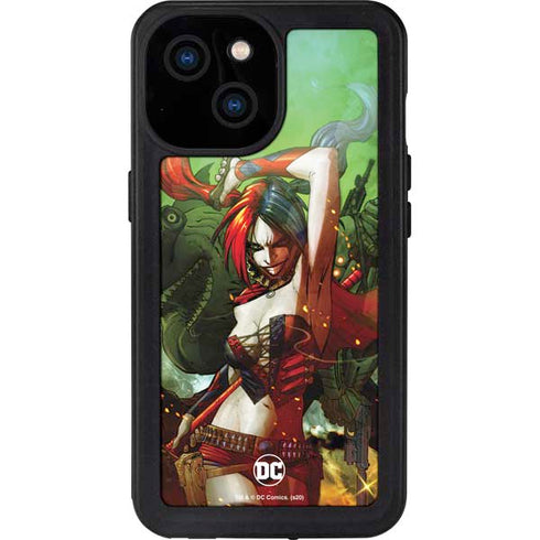 DC Comics Harley Quinn Suicide Squad Vol 1 Cover New 52 iPhone 15 Waterproof Case