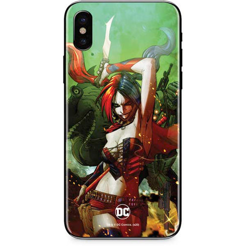 DC Comics Harley Quinn Suicide Squad Vol 1 Cover New 52 iPhone X Skin
