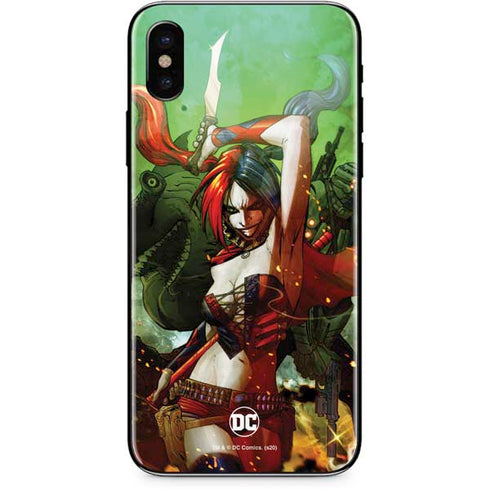 DC Comics Harley Quinn Suicide Squad Vol 1 Cover New 52 iPhone XS Skin