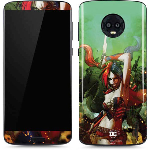 DC Comics Harley Quinn Suicide Squad Vol 1 Cover New 52 Moto G6 Skin
