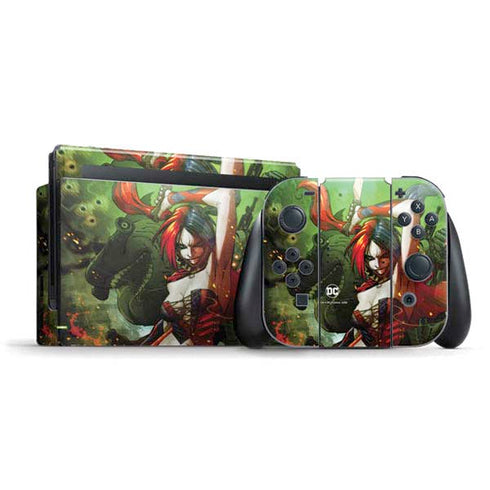 DC Comics Harley Quinn Suicide Squad Vol 1 Cover New 52 Nintendo Switch Bundle Skin