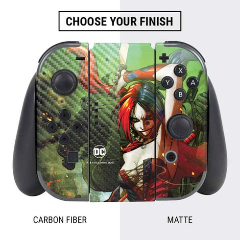 DC Comics Harley Quinn Suicide Squad Vol 1 Cover New 52 Nintendo Switch Bundle Skin