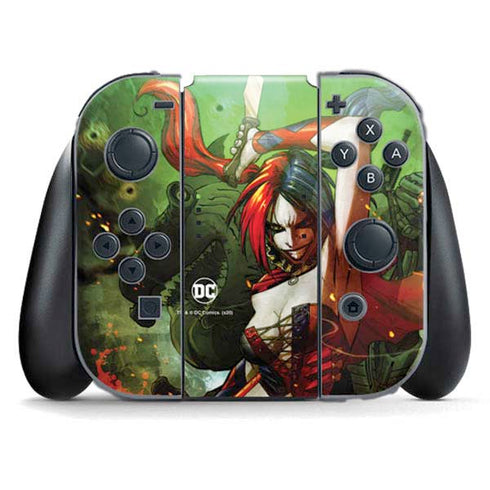 DC Comics Harley Quinn Suicide Squad Vol 1 Cover New 52 Nintendo Switch (2017-2021) Joy-Con Controller Skin