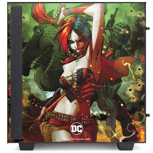 DC Comics Harley Quinn Suicide Squad Vol 1 Cover New 52 NZXT H510 Compact ATX Mid-Tower Case Skin