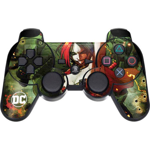 DC Comics Harley Quinn Suicide Squad Vol 1 Cover New 52 PS3 Dual Shock wireless controller Skin