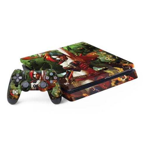 DC Comics Harley Quinn Suicide Squad Vol 1 Cover New 52 PS4 Slim Bundle Skin