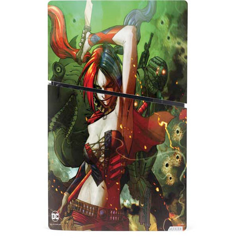 DC Comics Harley Quinn Suicide Squad Vol 1 Cover New 52 PS5 Slim Digital Edition Bundle Skin