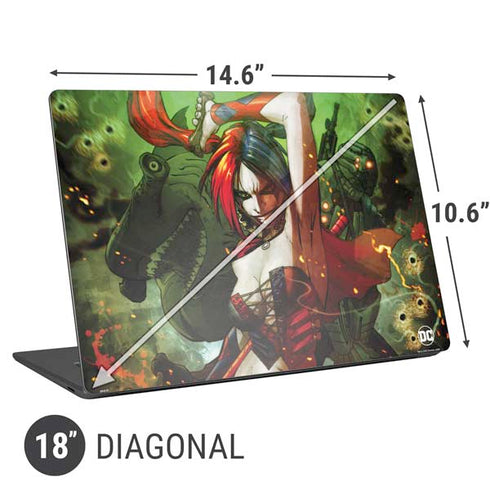 DC Comics Harley Quinn Suicide Squad Vol 1 Cover New 52 Universal Laptop 18in (14.6 x 10.6in) Skin