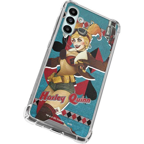DC Comics Bombshells Harley Quinn Galaxy A13 5G Clear Case