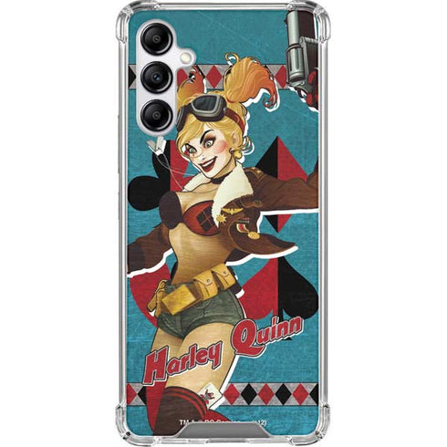 DC Comics Bombshells Harley Quinn Galaxy A14 5G Clear Case