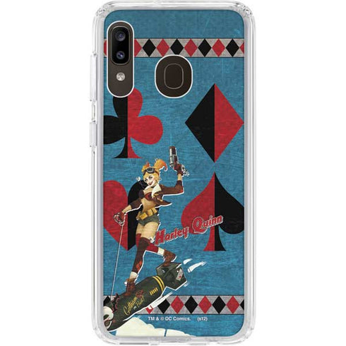 DC Comics Bombshells Harley Quinn Galaxy A20 Clear Case