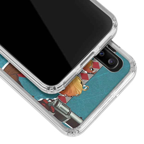 DC Comics Bombshells Harley Quinn Galaxy A30 Clear Case