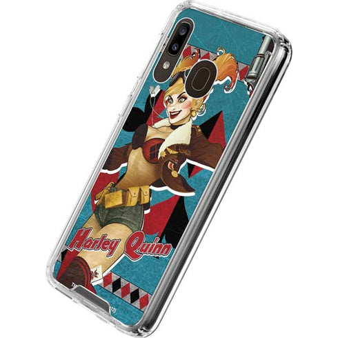 DC Comics Bombshells Harley Quinn Galaxy A30 Clear Case