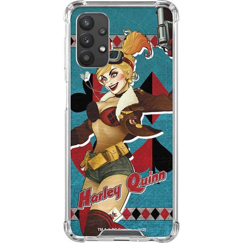 DC Comics Bombshells Harley Quinn Galaxy A32 5G Clear Case