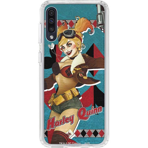 DC Comics Bombshells Harley Quinn Galaxy A50 Clear Case