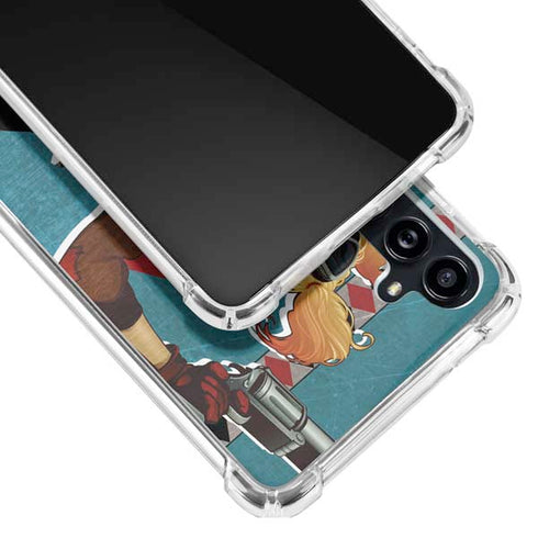 DC Comics Bombshells Harley Quinn Galaxy A54 5G Clear Case