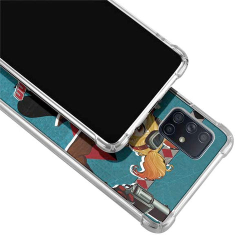 DC Comics Bombshells Harley Quinn Galaxy A71 5G Clear Case