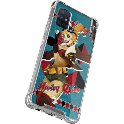 DC Comics Bombshells Harley Quinn Galaxy A71 5G Clear Case